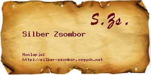 Silber Zsombor névjegykártya